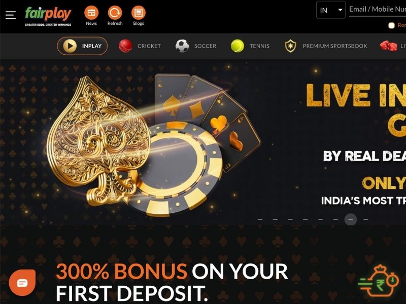 Fairplay casino gambling website in India overview